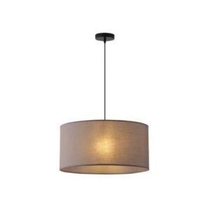 ΦΩΤΙΣΤΙΚΟ ΚΡΕΜΑΣΤΟ ΥΦΑΣΜΑ 1XΕ27 Φ530X260mm ΓΚΡΙ ARTE ILLUMINA SOHO EUROLAMP – 144-33071
