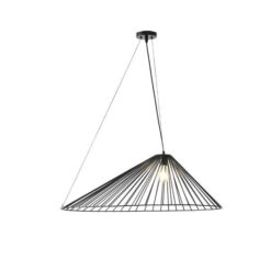 ΦΩΤΙΣΤΙΚΟ ΚΡΕΜΑΣΤΟ ΜΕΤΑΛΛΟ 1XE27 800x520x1360mm ΜΑΥΡΟ ARTE ILLUMINA RAY EUROLAMP – 144-46023