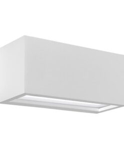 ΑΠΛΙΚΑ ΤΟΙΧΟΥ 2XΕ27 250X110X10 IP54 ΛΕΥΚΗ UP DOWN ARTE ILLUMINA AMIGO EUROLAMP – 145-20638