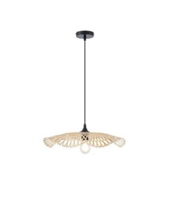 ΦΩΤΙΣΤΙΚΟ ΚΡΕΜΑΣΤΟ BAMBOO 1XE27 475X1160mm ΜΠΕΖ ARTE ILLUMINA CROSSLINE EUROLAMP – 144-31010