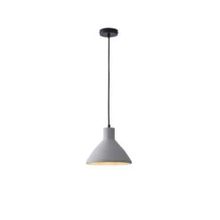 ΦΩΤΙΣΤΙΚΟ ΚΡΕΜΑΣΤΟ ΤΣΙΜΕΝΤΟ 1xΕ27 240X240X200mm ΓΚΡΙ ARTE ILLUMINA YESO EUROLAMP – 144-50009