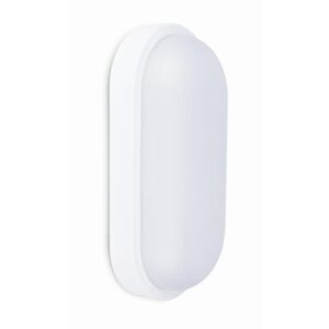ΦΩΤΙΣΤΙΚΟ ΤΟΙΧΟΥ ΟΒΑΛ LED 18W 260X135X58 6500K IP54 ΛΕΥΚΗ PLUS ARTE ILLUMINA EUROLAMP – 145-20045