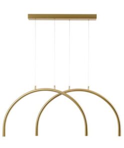 ΦΩΤΙΣΤΙΚΟ ΚΡΕΜΑΣΤΟ AΛΟΥΜΙΝΙΟ-METAΛΛΟ 10W 896Lm 3000K 840x20x330mm MΠΡΟΝΖΕ ARTE ILLUMINA APSIS EUROLAMP – 144-18033