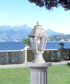 FUMAGALLI ΚΟΛΩΝΑΚΙ ΔΑΠΕΔΟΥ MIKROLOT ANNA ΛΕΥΚΟ ΕΞΑΓΩΝΟ 220X385mm Ε27 EUROLAMP – 145-26003