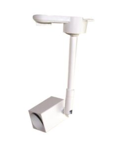 ΣΠΟΤ ΡΑΓΑΣ 2 ΓΡΑΜΜΩΝ GU10 30x30mm 12cm ΣΤΥΛΟΣ ΛΕΥΚΟ EUROLAMP – 145-59072