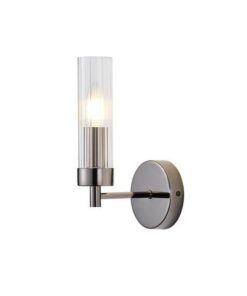 ΑΠΛΙΚΑ ΤΟΙΧΟΥ ΜΕΤΑΛΛΟ-ΓΥΑΛΙ 1XE14 155Χ100Χ245mm ΜΑΥΡΟ ARTE ILLUMINA VINY EUROLAMP – 144-24032