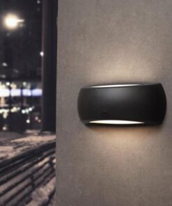 FUMAGALLI FRANCY ΑΠΛΙΚΑ ΤΟΙΧΟΥ ΜΑΥΡΗ Ε27 ΜΕ ΚΑΛΥΠΤΡΟ EUROLAMP – 145-26181