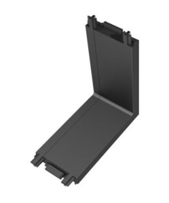 ΣΥΝΔΕΣΜΟΣ ΜΑΓΝΗΤΙΚΗΣ ΡΑΓΑΣ ULTRA SLIM ΚΑΘΕΤΟΣ ΜΑΥΡΟΣ EUROLAMP – 145-59557