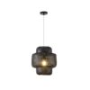 ΦΩΤΙΣΤΙΚΟ ΚΡΕΜΑΣΤΟ BAMBOO 1XE27  310X310X350mm ΜΑΥΡΟ ARTE ILLUMINA AVRA EUROLAMP – 144-33087