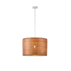 ΦΩΤΙΣΤΙΚΟ ΚΡΕΜΑΣΤΟ BAMBOO 1XE27 400Χ400X270mm ARTE ILLUMINA JUTE EUROLAMP – 144-33098