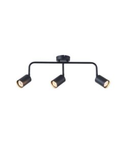 ΣΠΟΤ ΜΕΤΑΛΛΙΚΟ 3ΦΩΤΟ 3XGU10 500X90X230mm ΜΑΥΡΟ ARTE ILLUMINA OLYMP EUROLAMP – 145-25224