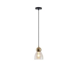 ΦΩΤΙΣΤΙΚΟ ΚΡΕΜΑΣΤΟ ΓΥΑΛΙ ΜΟΝΟΦΩΤΟ 1XE27135X1220mm ΜΑΥΡΟ ARTE ILLUMINA AURELIA EUROLAMP – 144-28504
