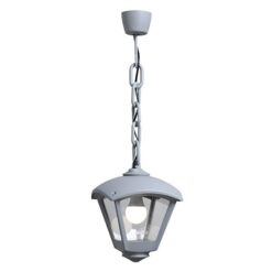 ΚΡΕΜΑΣΤΟ ΦΩΤΙΣΤΙΚΟ ΤΕΤΡΑΓΩΝΟ SICAR ROBY ΓΚΡΙ Ε27 ARTE ILLUMINA EUROLAMP – 145-26078