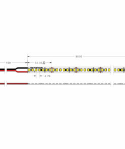 Ταινία LED Emphasis 19,2W 24V CRI90 210 LED/m 6500K 5m (8mm) CUBALUX – 2-CL770120