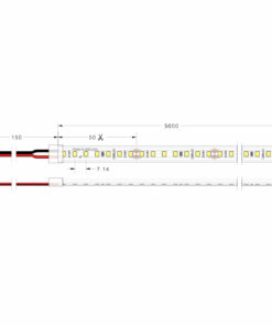 Ταινία LED Emphasis 19,2W 24V CRI90 IP67 140 LED/m 3000K 5m (10.4mm) CUBALUX – 2-CL770134
