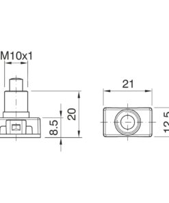 ΔΙΑΚΟΠΤAKI ΠΑΤΗΤΟ ΛΕΥΚΟ ΜΑΚΡΥΛΑΙΜΟ CUBALUX – 2-CL010351