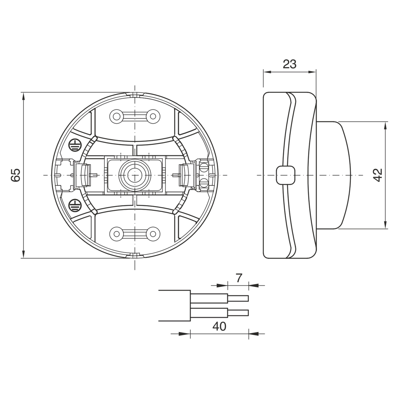 ΔΙΑΚΟΠΤΗΣ ΠΟΔΙΟΥ ΔΙΑΦΑΝΟΣ CUBALUX – 2-CL010359