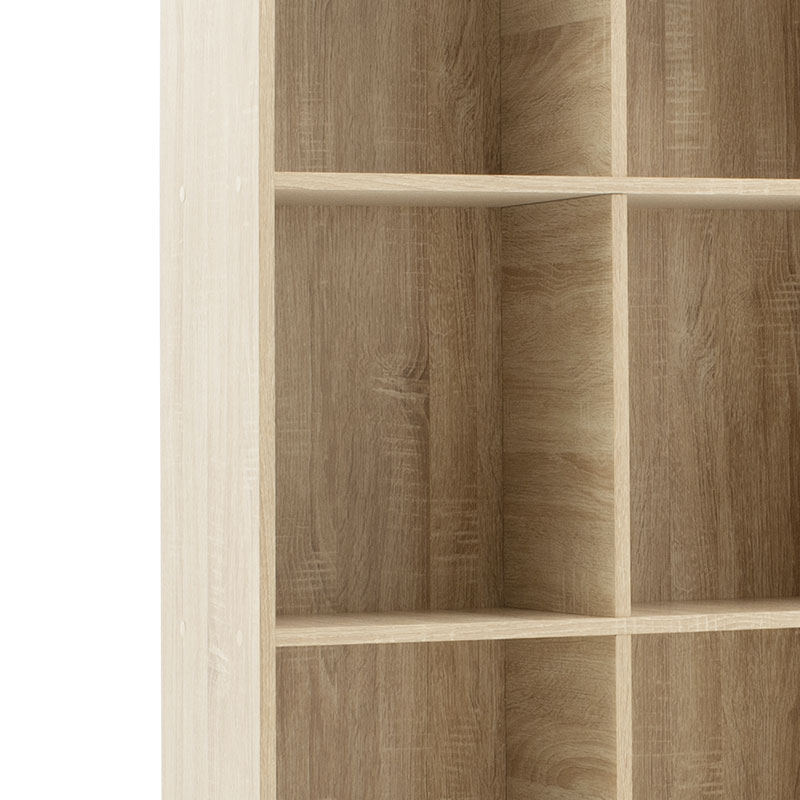 Βιβλιοθήκη FIRENZE pakoworld χρώμα sonoma 107×28,6×178εκ – 049-000045