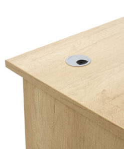 Γραφείο εργασίας επαγγελματικό Amazon pakoworld χρώμα sonoma 150x75x75εκ – 069-000033