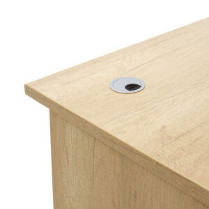 Γραφείο εργασίας επαγγελματικό Amazon pakoworld χρώμα sonoma 150x75x75εκ – 069-000033