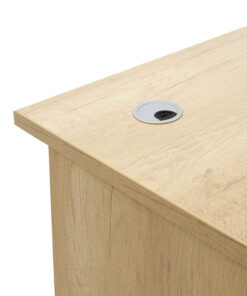 Γραφείο εργασίας επαγγελματικό Amazon pakoworld χρώμα sonoma 180x75x75εκ – 069-000035