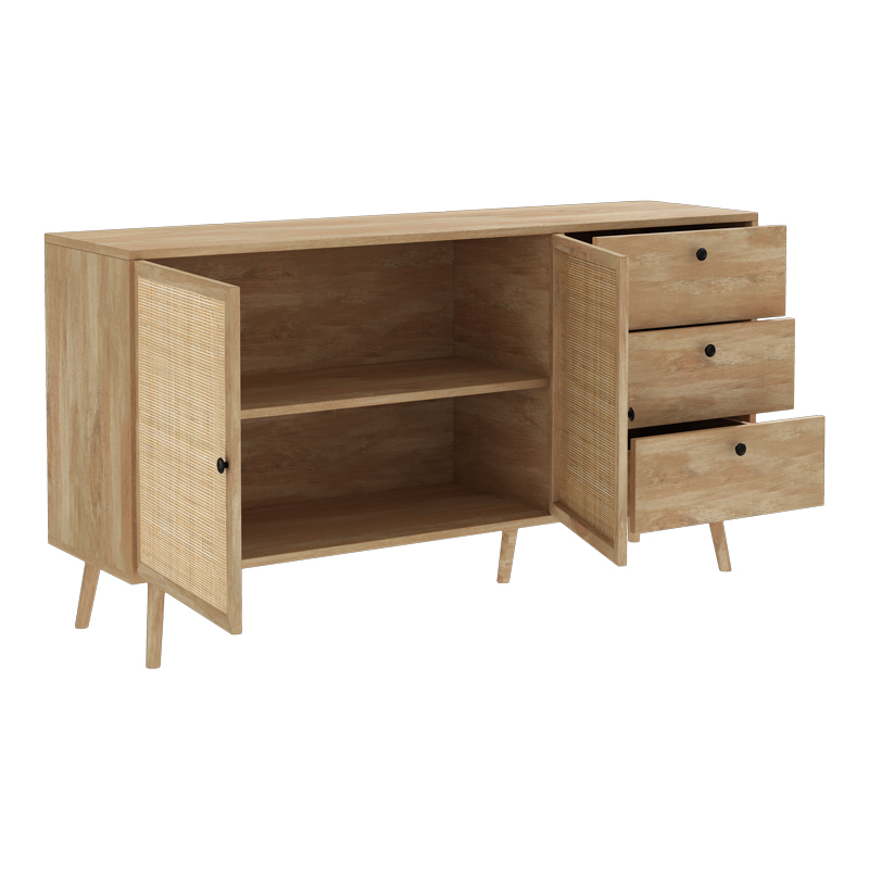 Μπουφές Oslo pakoworld sonoma 150x39x79εκ – 086-000004