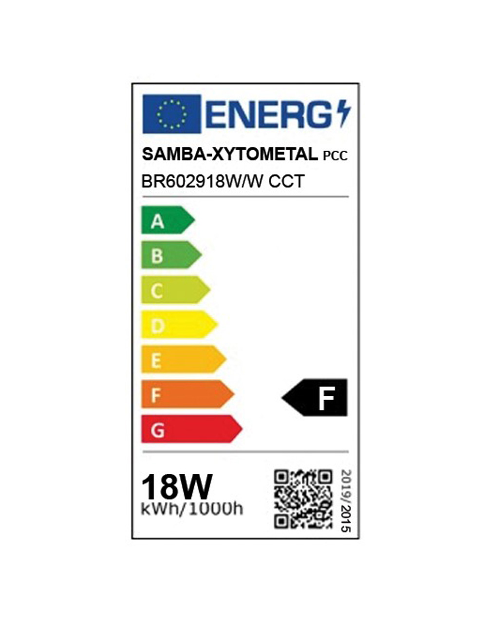 ΦΩΤΙΣΤΙΚΟ LED SLIM ΧΩΝΕΥΤΟ Φ217 18W 3000K-4000K-6000K 1620lm 120° AC85-265V ΑΛΟΥΜΙΝΙΟΥ ΛΕΥΚΟ UNIVERSE UNIVERSE – 1-U014809