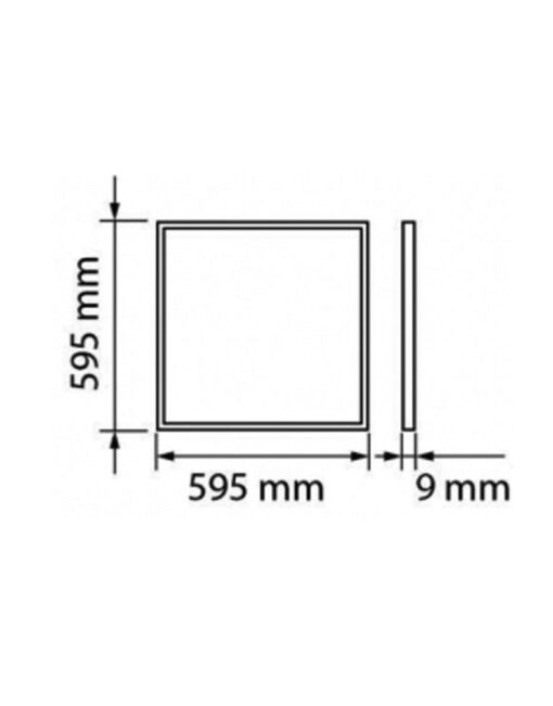 ΦΩΤΙΣΤΙΚΟ PANEL LED 60×60 48W 4000K 5280lm 120° AC100-240V BACKLIGHT ΑΛΟΥΜΙΝΙΟΥ ΛΕΥΚΟ PROFESSIONAL UNIVERSE UNIVERSE – 1-U014847