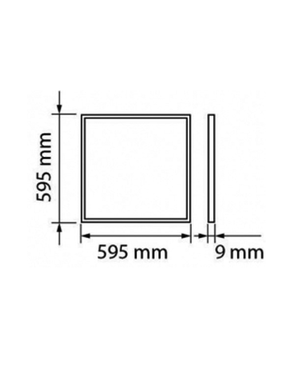 ΦΩΤΙΣΤΙΚΟ PANEL LED 60×60 48W 4000K 5280lm 120° AC100-240V BACKLIGHT ΑΛΟΥΜΙΝΙΟΥ ΛΕΥΚΟ PROFESSIONAL UNIVERSE UNIVERSE – 1-U014847