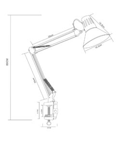 ΦΩΤΙΣΤΙΚΟ ΣΧΕΔΙΑΣΤΗΡΙΟΥ ΓΡΑΦΕΙΟΥ Ε27 MAX 40W ΜΕ ΜΕΓΓΕΝΗ ΑΛΟΥΜΙΝΙΟΥ ΜΑΥΡΟ UNIVERSE UNIVERSE – 1-U015318