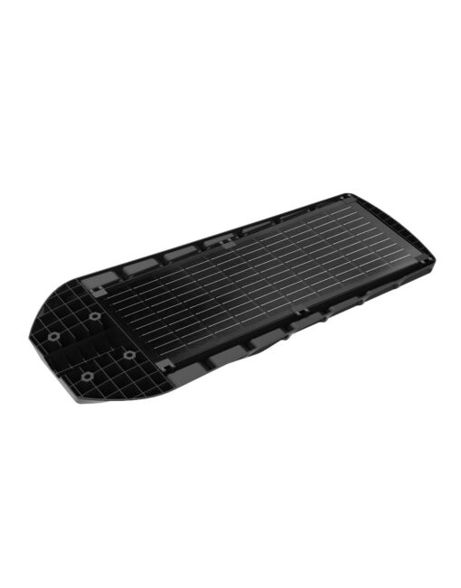 ΦΩΤΙΣΤΙΚΟ ΔΡΟΜΟΥ LED ME ΗΛΙΑΚΟ ΠΑΝΕΛ SMD PROFESSIONAL 120W 6500K 2420lm 130X60° IP65  ΜΑΥΡΟ UNIVERSE UNIVERSE – 1-U016193
