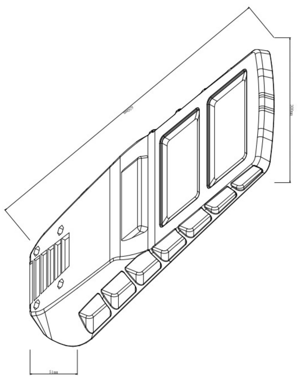 ΦΩΤΙΣΤΙΚΟ ΔΡΟΜΟΥ LED ME ΗΛΙΑΚΟ ΠΑΝΕΛ SMD PROFESSIONAL 120W 6500K 2420lm 130X60° IP65 ΜΑΥΡΟ UNIVERSE UNIVERSE – 1-U016193