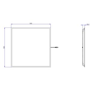 ΦΩΤΙΣΤΙΚΟ PANEL LED 60×60 40W 3CCT (3000/4000/6500K) 4800lm 120° AC220-240V SELVE DRIVER EAGLERISE ΑΛΟΥΜΙΝΙΟΥ ΛΕΥΚΟ PROFESSIONAL UNIVERSE – 1-U016223
