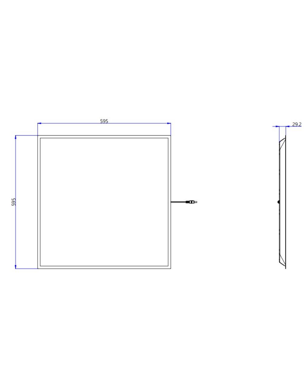 ΦΩΤΙΣΤΙΚΟ PANEL LED 60×60 40W 3CCT (3000/4000/6500K) 4800lm 120° AC220-240V SELVE DRIVER EAGLERISE ΑΛΟΥΜΙΝΙΟΥ ΛΕΥΚΟ PROFESSIONAL UNIVERSE – 1-U016223