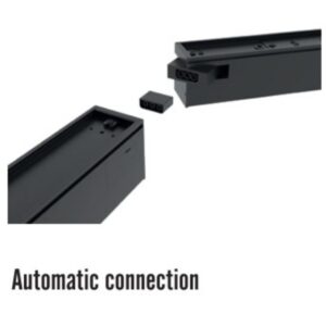 MODULAR ΓΡΑΜΜΙΚΟ ΦΩΤΙΣΤΙΚΟ LED 1500x55x55 50W 3CCT (3000/4000/6500 K) 6000lm AC170-265V AΛΟΥΜΙΝΙΟΥ ΜΑΥΡΟ UNIVERSE UNIVERSE – 1-U016308