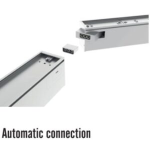 MODULAR ΓΡΑΜΜΙΚΟ ΦΩΤΙΣΤΙΚΟ LED 1500x55x55 50W 3CCT (3000/4000/6500 K) 6000lm AC170-265V AΛΟΥΜΙΝΙΟΥ ΛΕΥΚΟ UNIVERSE UNIVERSE – 1-U016339