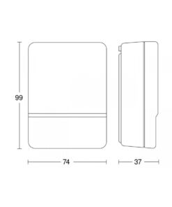 LUX SWITCH NM 2000 BLACK STEINEL – 1-ST550318