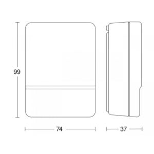 LUX SWITCH NM 2000 BLACK STEINEL – 1-ST550318