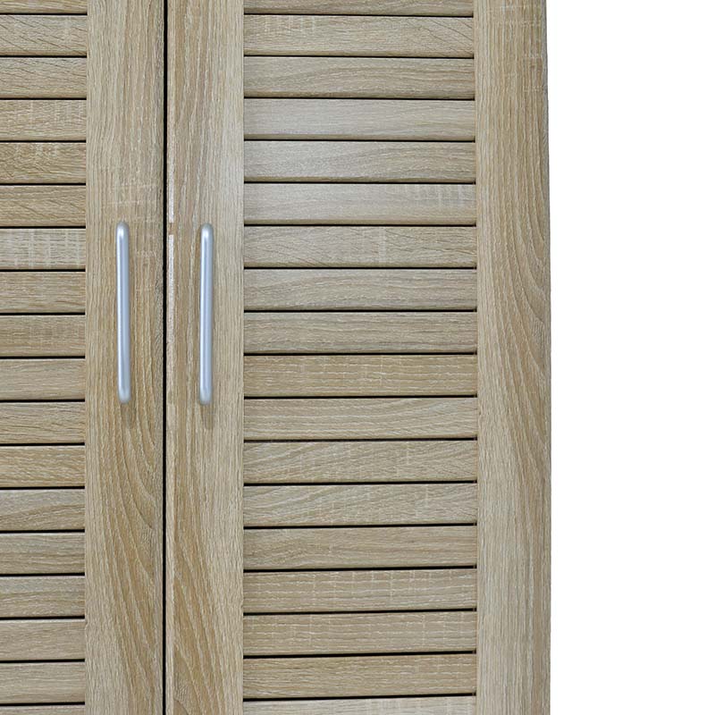 Παπουτσοθήκη-ντουλάπα SANTE pakoworld 21 ζεύγων χρώμα sonoma 60x37x183εκ – 123-000005