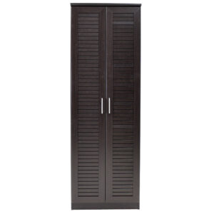 Παπουτσοθήκη-ντουλάπα SANTE pakoworld 21 ζεύγων χρώμα wenge 60x37x183εκ – 123-000006