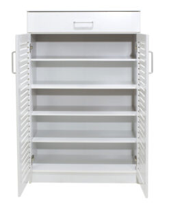 Παπουτσοθήκη-ντουλάπι SANTE pakoworld 20 ζεύγων χρώμα λευκό 80x37x123εκ – 123-000026