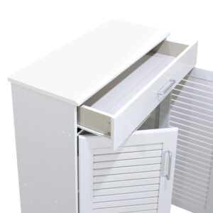 Παπουτσοθήκη-ντουλάπι SANTE pakoworld 20 ζεύγων χρώμα λευκό 80x37x123εκ – 123-000026