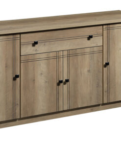 Μπουφές Libby pakoworld φυσικό 160×39.5×83εκ – 123-000165