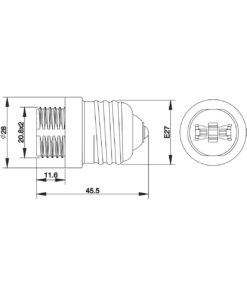 ΑΝΤΑΠΤΟΡ ΠΟΡΣΕΛΑΝΗΣ Ε27 ΣΕ G9 (KR) BLIST CUBALUX – 2-CL130537