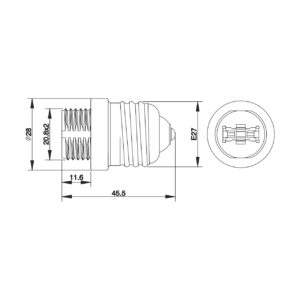 ΑΝΤΑΠΤΟΡ ΠΟΡΣΕΛΑΝΗΣ Ε27 ΣΕ G9 (KR) BLIST CUBALUX – 2-CL130537