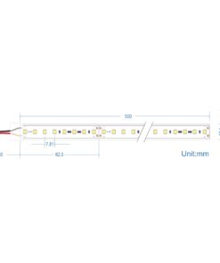 ΤΑΙΝΙΑ 6W IP67 24V IC 2700K CRI90 5M 128LED JAZZ CUBALUX – 2-CL132144
