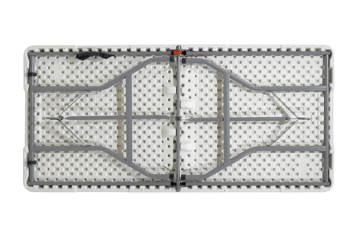 Τραπέζι catering Rodeo pakoworld πτυσσόμενο-βαλίτσα λευκό 152x70x74εκ – 142-000003