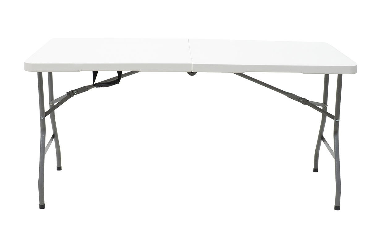 Τραπέζι catering Rodeo pakoworld πτυσσόμενο-βαλίτσα λευκό 152x70x74εκ – 142-000003