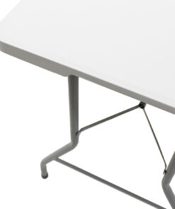 Τραπέζι catering Rodeo pakoworld πτυσσόμενο-βαλίτσα λευκό 152x70x74εκ – 142-000003