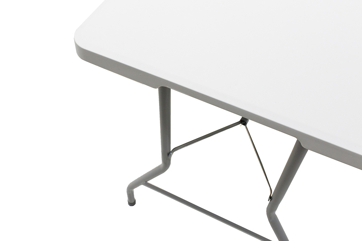 Τραπέζι catering Rodeo pakoworld πτυσσόμενο-βαλίτσα λευκό 152x70x74εκ – 142-000003